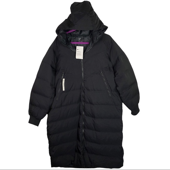 Nike Down-Fill City Long Length Winter Puffer Parka - Picture 2 of 10
